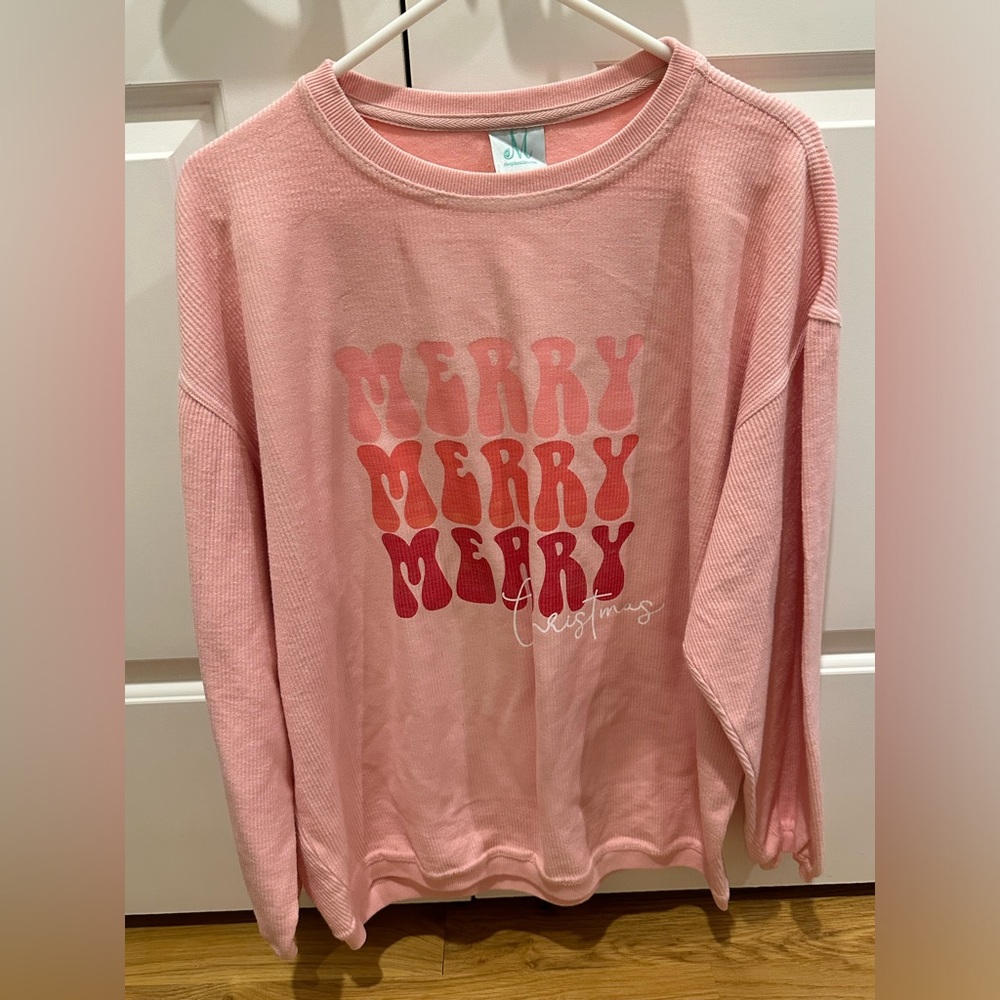 Shop the Mint Christmas Sweatshirt - Size L - Never Worn